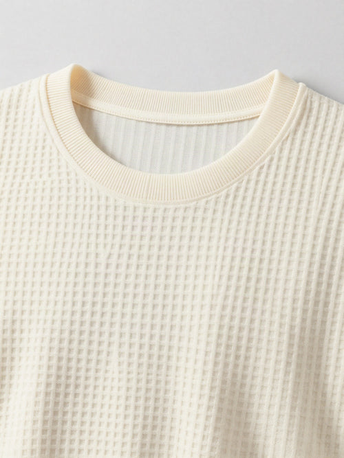 Astrid T-shirt i vaffelstrik